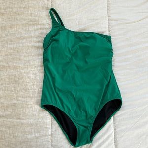 Turkiz Green One shoulder Swimsuit Size 14